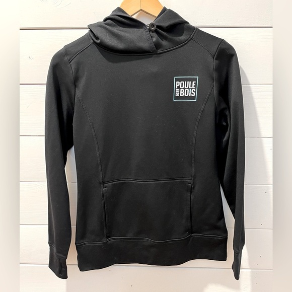 🖤 Black “Poule des Bois” hoodie – XS - Picture 1 of 9